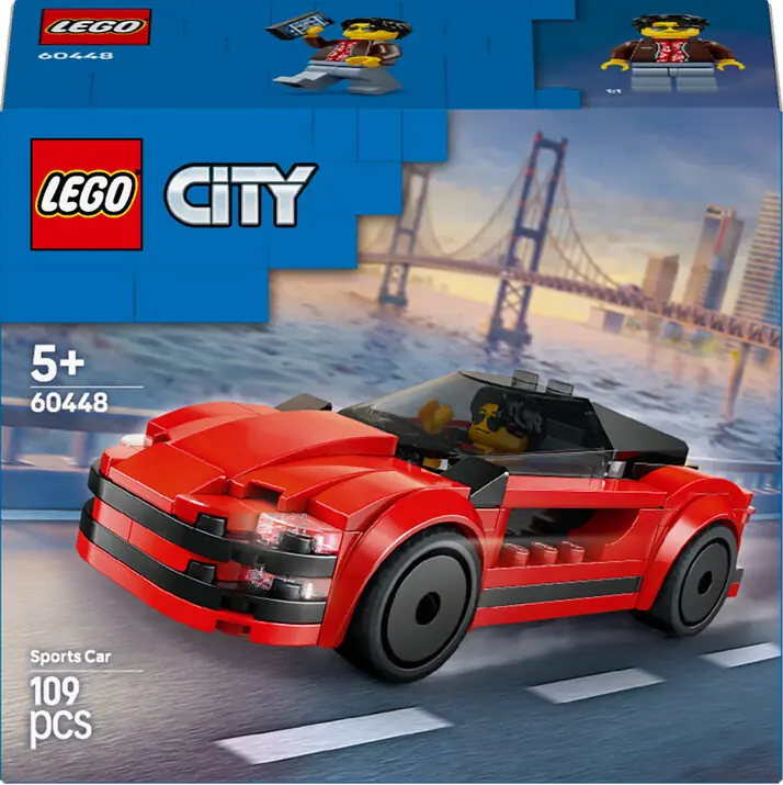 LEGO® City 60448 Czerwony samochód sportowy / Liczba elementów: 1