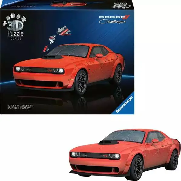 Ravensburger 3D Puzzle Iconics: Dodge Challenger R/T Scat Pack Wi