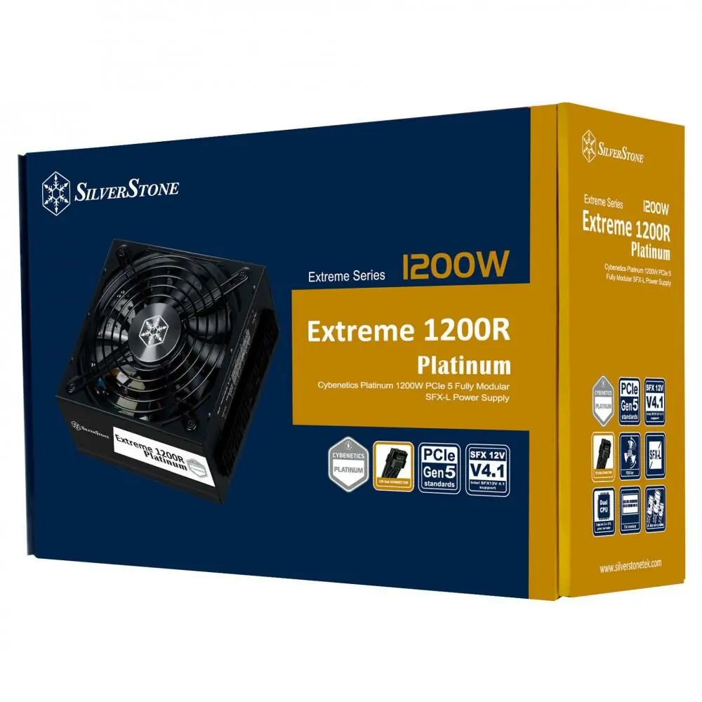 Silverstone Extreme 1200R Platinum / SFX-L / 1200W / 80PLUS
